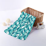 Dolphins In The Ocean Pattern Print Towel