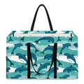 Dolphins In The Ocean Pattern Print Utility Tote Bag