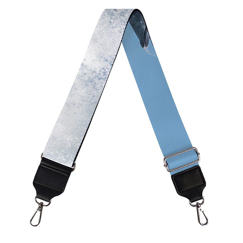 Dolphins Jumping Over Waves Print Bag Strap