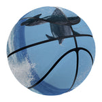 Dolphins Jumping Over Waves Print Basketball