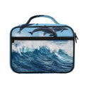 Dolphins Jumping Over Waves Print Briefcase Bible Bag