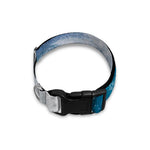 Dolphins Jumping Over Waves Print Dog Collar