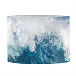 Dolphins Jumping Over Waves Print Drum Lamp Shade