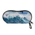 Dolphins Jumping Over Waves Print Glasses Case