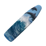 Dolphins Jumping Over Waves Print Ironing Board Cover
