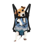 Dolphins Jumping Over Waves Print Pet Carrier Backpack