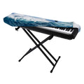 Dolphins Jumping Over Waves Print Piano Keyboard Cover