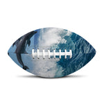 Dolphins Jumping Over Waves Print Rugby Ball