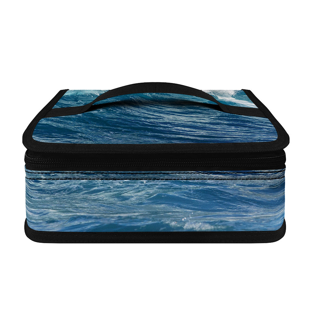 Dolphins Jumping Over Waves Print Small Lunch Bag