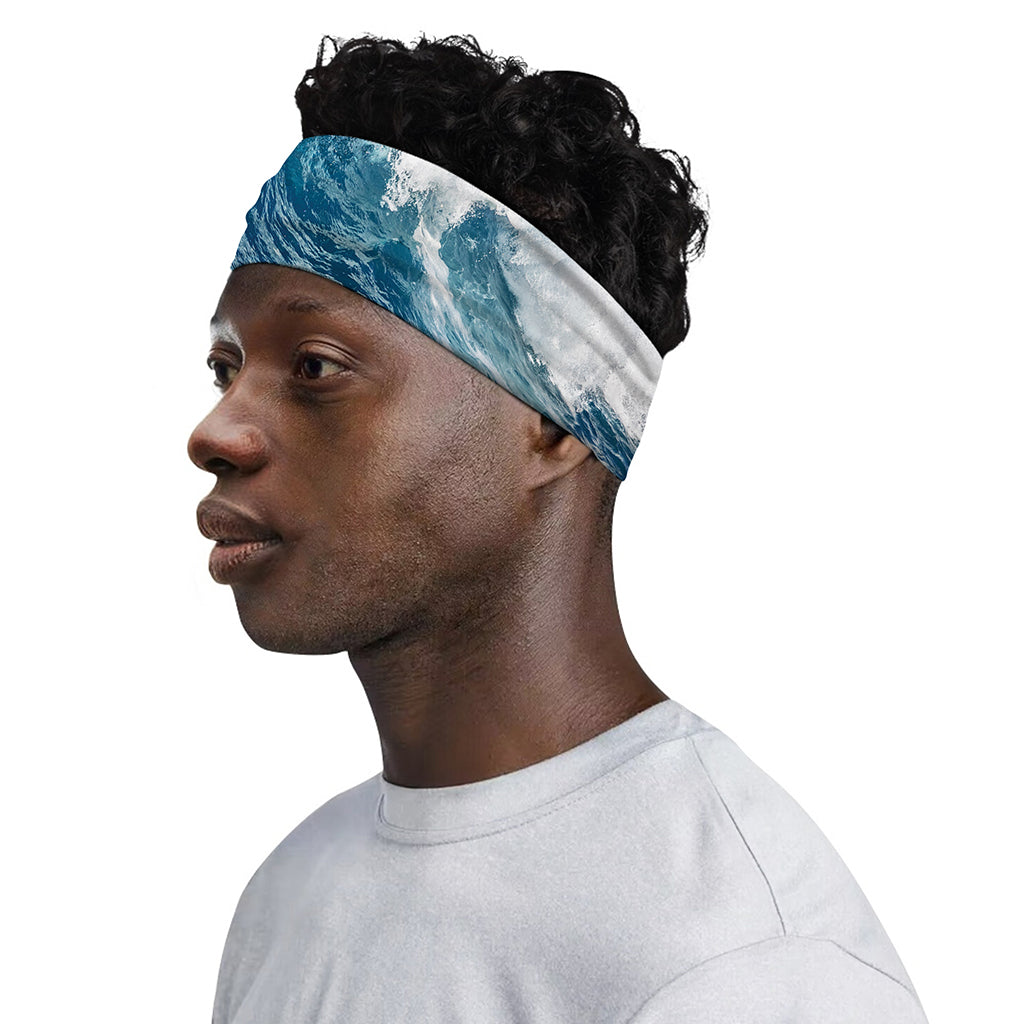 Dolphins Jumping Over Waves Print Sports Headband