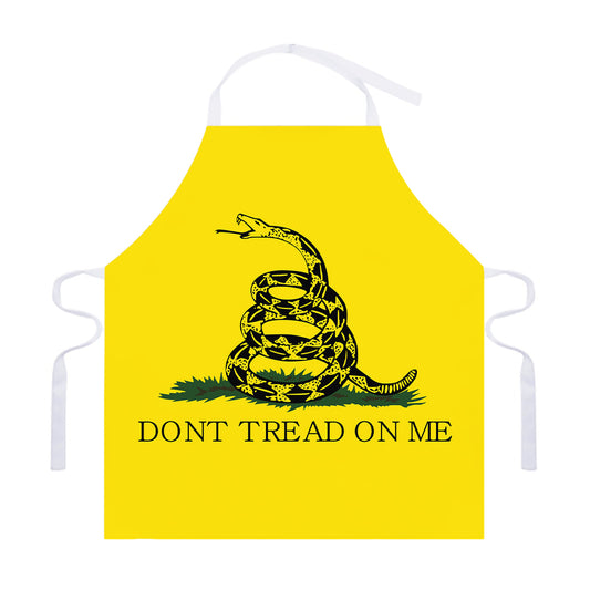 Don't Tread On Me Gadsden Flag Print Adjustable Apron