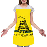 Don't Tread On Me Gadsden Flag Print Adjustable Apron