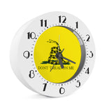 Don't Tread On Me Gadsden Flag Print Alarm Clock