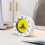 Don't Tread On Me Gadsden Flag Print Alarm Clock