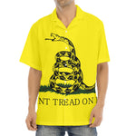 Don't Tread On Me Gadsden Flag Print Aloha Shirt