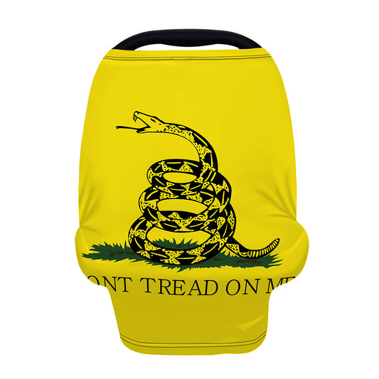 Don't Tread On Me Gadsden Flag Print Baby Seat Cover