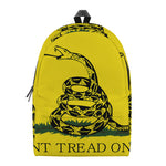 Don't Tread On Me Gadsden Flag Print Backpack