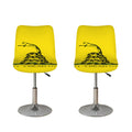 Don't Tread On Me Gadsden Flag Print Bar Stool Covers