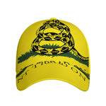 Don't Tread On Me Gadsden Flag Print Baseball Cap