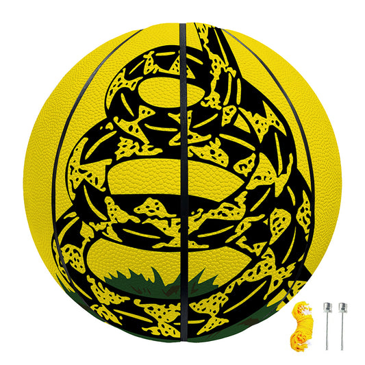 Don't Tread On Me Gadsden Flag Print Basketball
