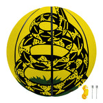 Don't Tread On Me Gadsden Flag Print Basketball