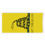 Don't Tread On Me Gadsden Flag Print Beach Towel