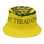 Don't Tread On Me Gadsden Flag Print Bucket Hat