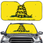Don't Tread On Me Gadsden Flag Print Car Windshield Sun Shade