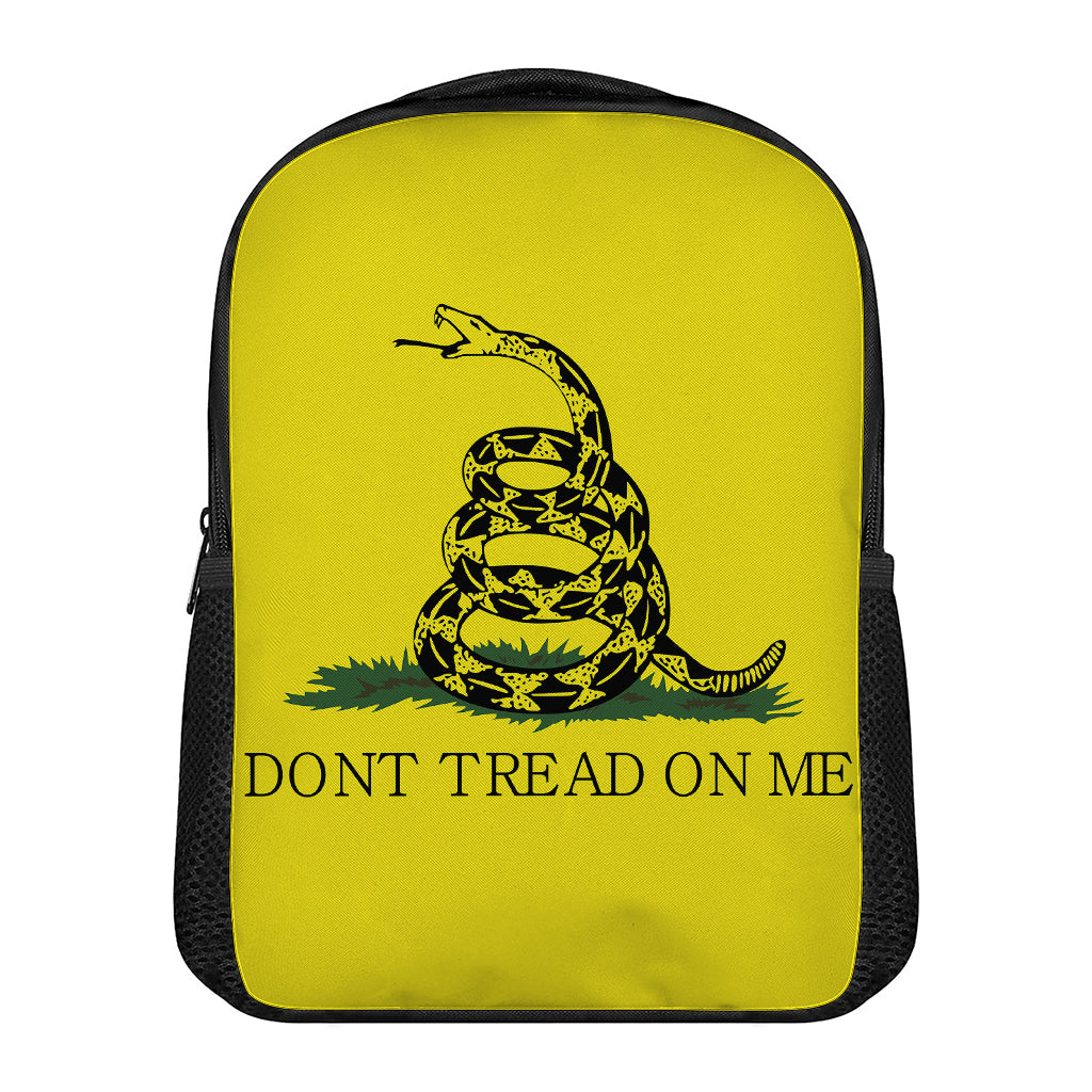 Don't Tread On Me Gadsden Flag Print Casual Backpack