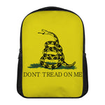 Don't Tread On Me Gadsden Flag Print Casual Backpack