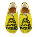 Don't Tread On Me Gadsden Flag Print Casual Shoes