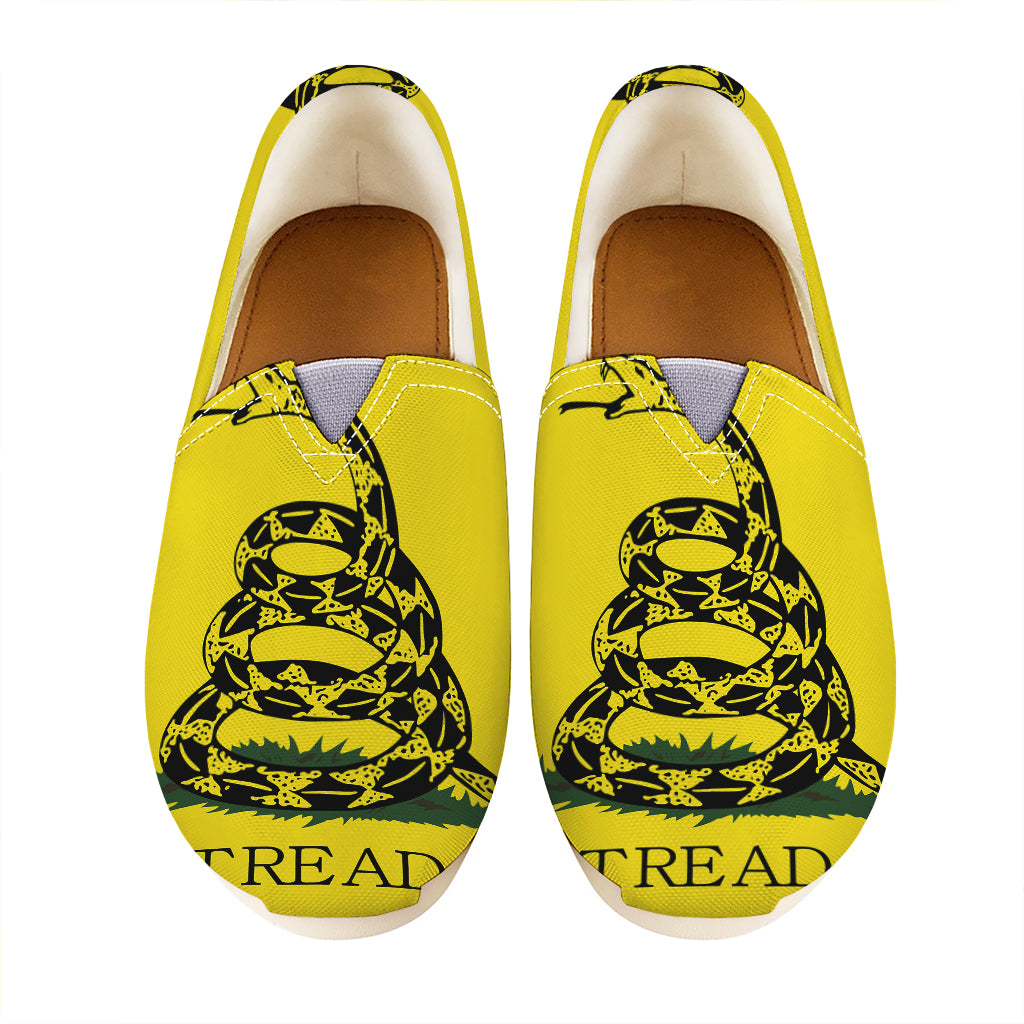 Don't Tread On Me Gadsden Flag Print Casual Shoes
