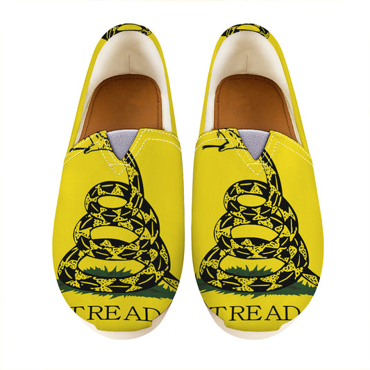Don't Tread On Me Gadsden Flag Print Casual Shoes