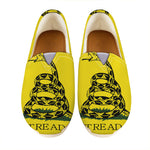Don't Tread On Me Gadsden Flag Print Casual Shoes