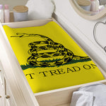 Don't Tread On Me Gadsden Flag Print Changing Pad Cover
