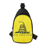 Don't Tread On Me Gadsden Flag Print Chest Bag