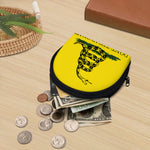 Don't Tread On Me Gadsden Flag Print Coin Purse