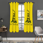 Don't Tread On Me Gadsden Flag Print Curtain