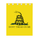 Don't Tread On Me Gadsden Flag Print Curtain