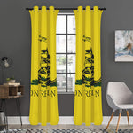 Don't Tread On Me Gadsden Flag Print Curtain