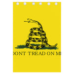 Don't Tread On Me Gadsden Flag Print Curtain