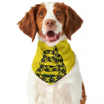 Don't Tread On Me Gadsden Flag Print Dog Bandana