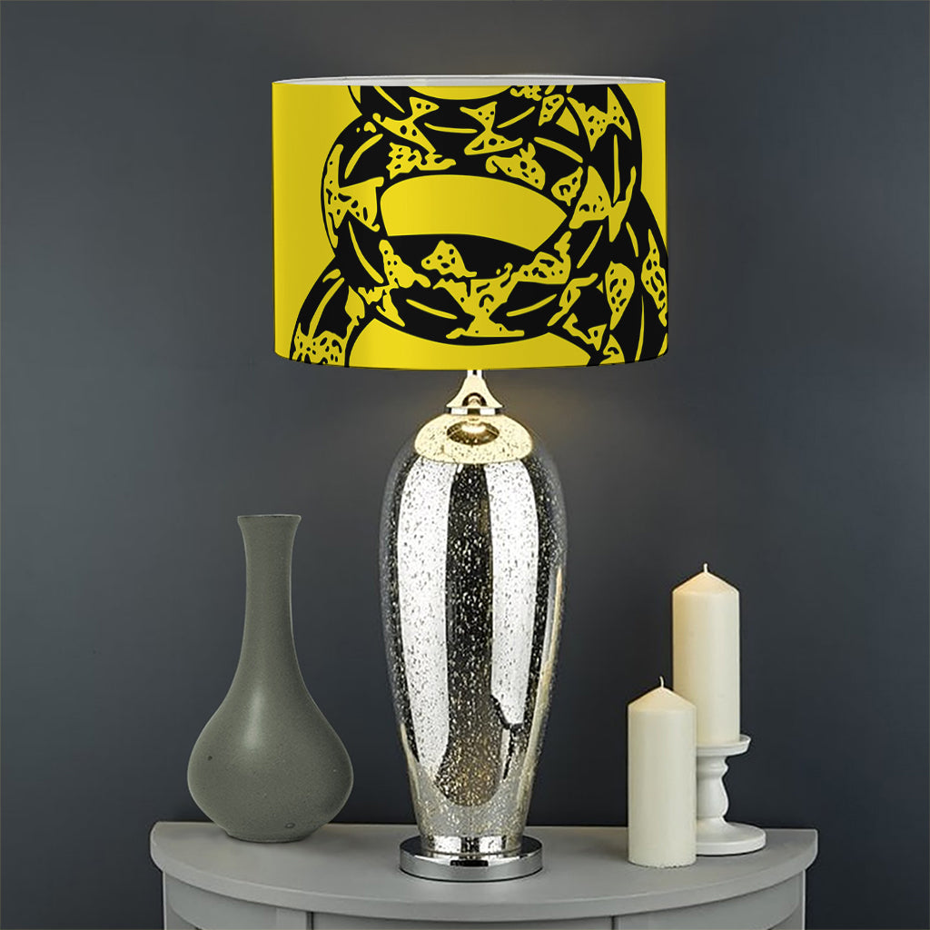 Don't Tread On Me Gadsden Flag Print Drum Lamp Shade