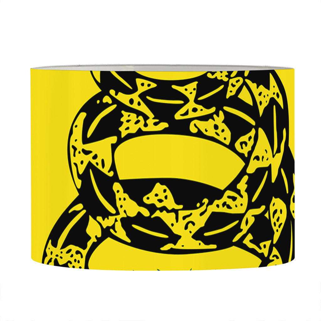 Don't Tread On Me Gadsden Flag Print Drum Lamp Shade