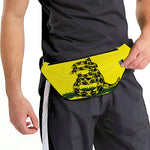 Don't Tread On Me Gadsden Flag Print Fanny Pack