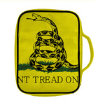 Don't Tread On Me Gadsden Flag Print Front Pocket Bible Bag
