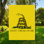 Don't Tread On Me Gadsden Flag Print Garden Flag