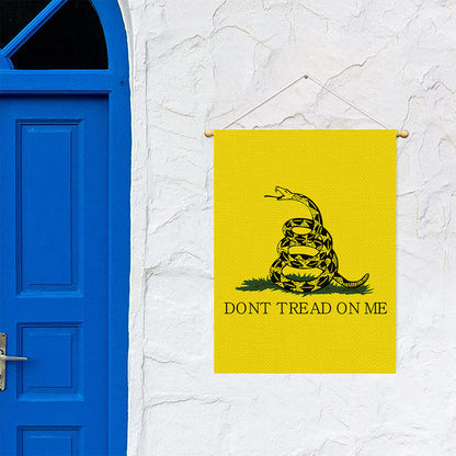 Don't Tread On Me Gadsden Flag Print Garden Flag