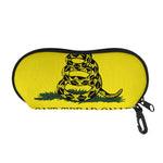 Don't Tread On Me Gadsden Flag Print Glasses Case