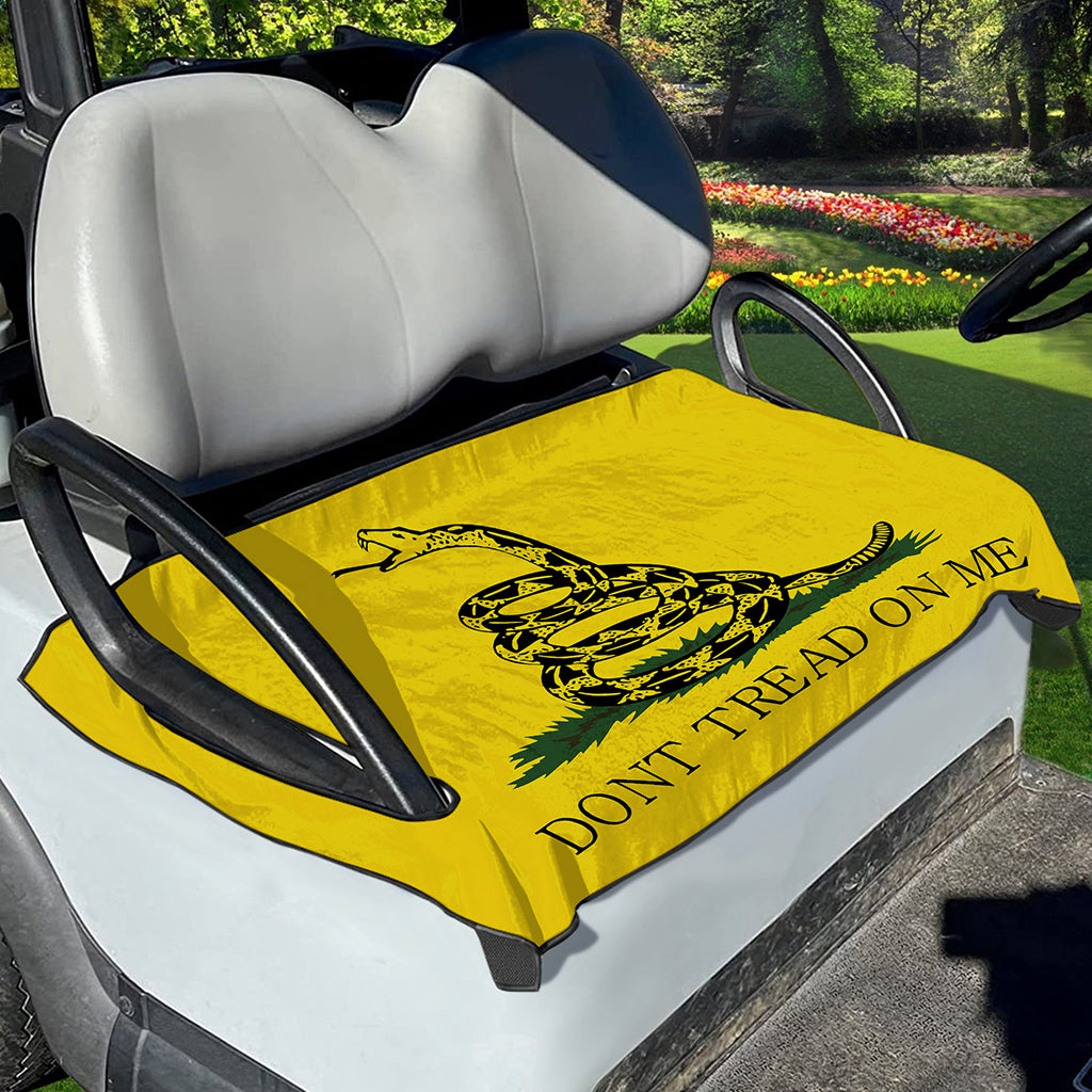 Don't Tread On Me Gadsden Flag Print Golf Cart Seat Cover